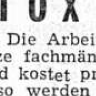 Abbildung 2: Werbung Pintox, Bieler Tagblatt vom 21. April 1962