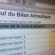 Bilan aérolique - screenshot