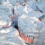 Photo Abfälle mit Asbest - Bigbag
