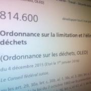 Ordonnance traitement déchets